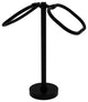 Two Ring Oval Guest Towel Holder, Matte Black