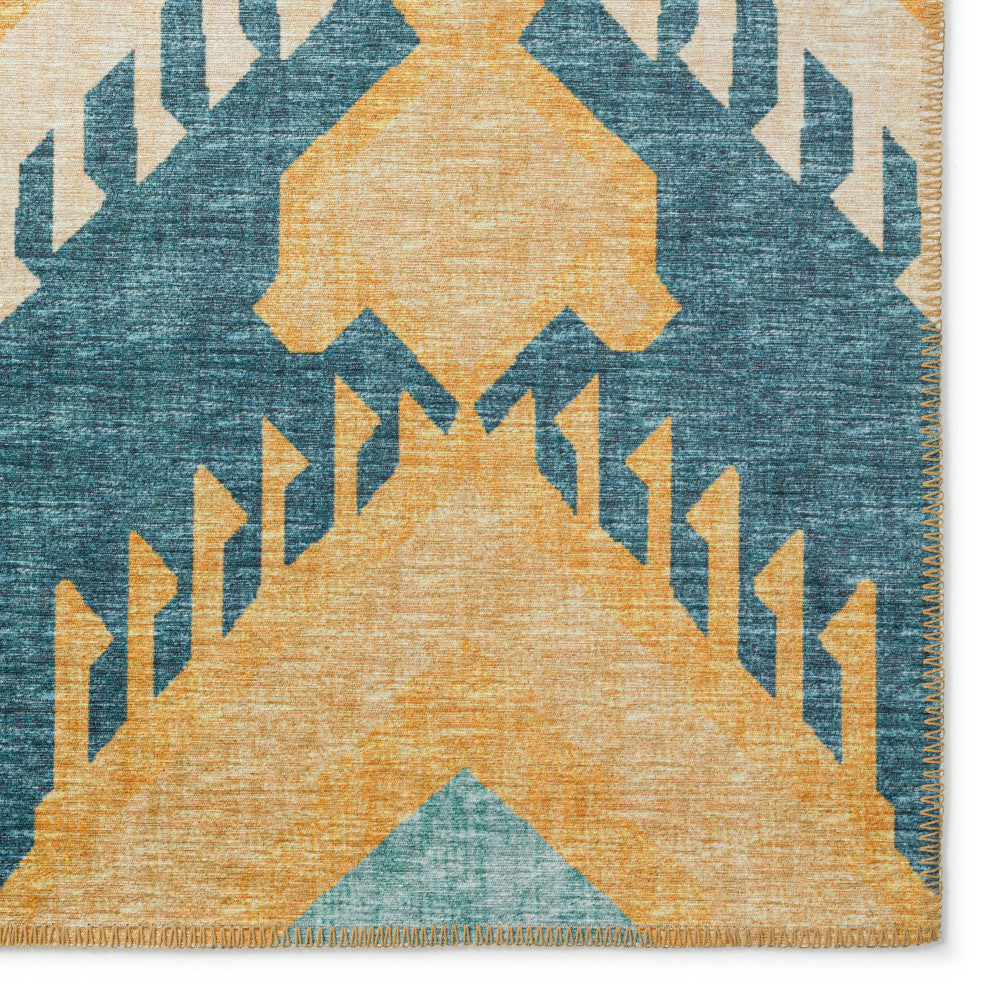 Dalyn Indoor/Outdoor Sedona SN2 Marigold Washable 2'3" x 10' Runner Rug