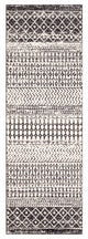 Surya Elaziz ELZ-2307 6' Square Rug, Black/Light Gray/Medium Gray/White