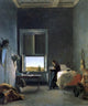 Leon Cogniet The Artist in His Room at the Villa Medici  Rome Wrapped Canvas