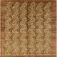 Ahgly Company Indoor Square Mid-Century Modern Area Rugs, 7' Square