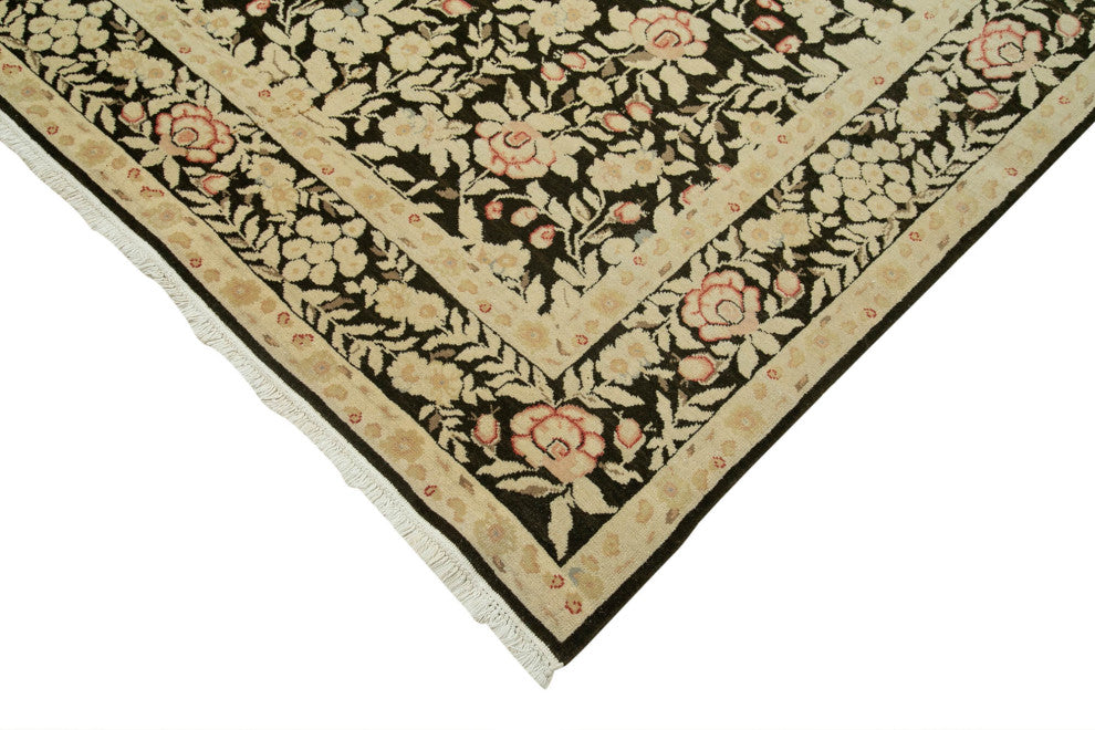 Rug N Carpet - Handwoven Oriental 9' 0" x 12' 0" One-of-a-Kind Oushak Area Rug