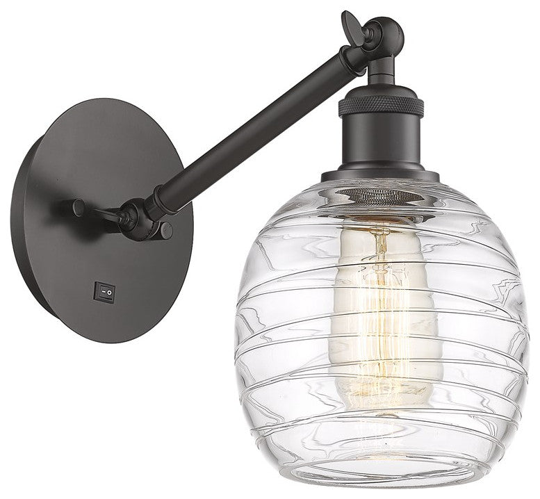 Innovations 317-1W-OB-G1013-LED 1-Light Sconce, Oil Rubbed Bronze