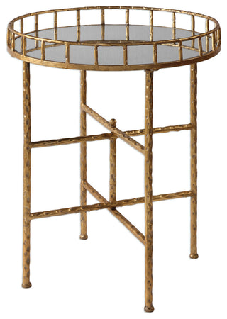 Uttermost Tilly Bright Gold Accent Table