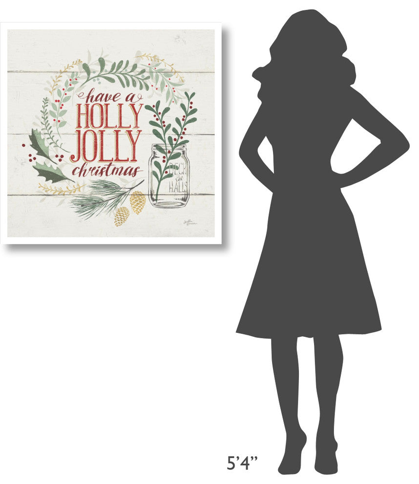 "Seasons Greetings III" Digital Paper Print by Janelle Penner, 32"x32"