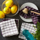 Eggplant Combo Windowpane Dishcloth, Set of 6