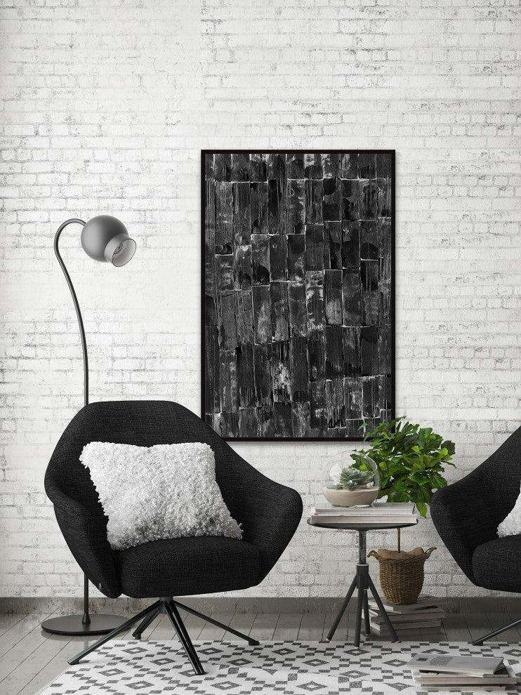 "Moments of Confusion" Floater Framed Painting Print on Canvas, 16x24