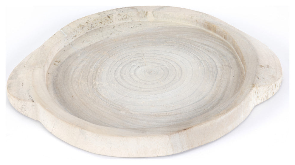 Tadeo Round Tray-Ivory