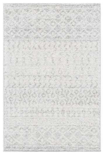 Surya Elaziz ELZ-2308 10' Round Rug, Light Gray/Medium Gray/White