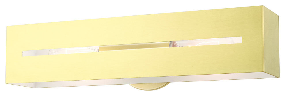 Satin Brass Urban, Industrial, Vanity Sconce