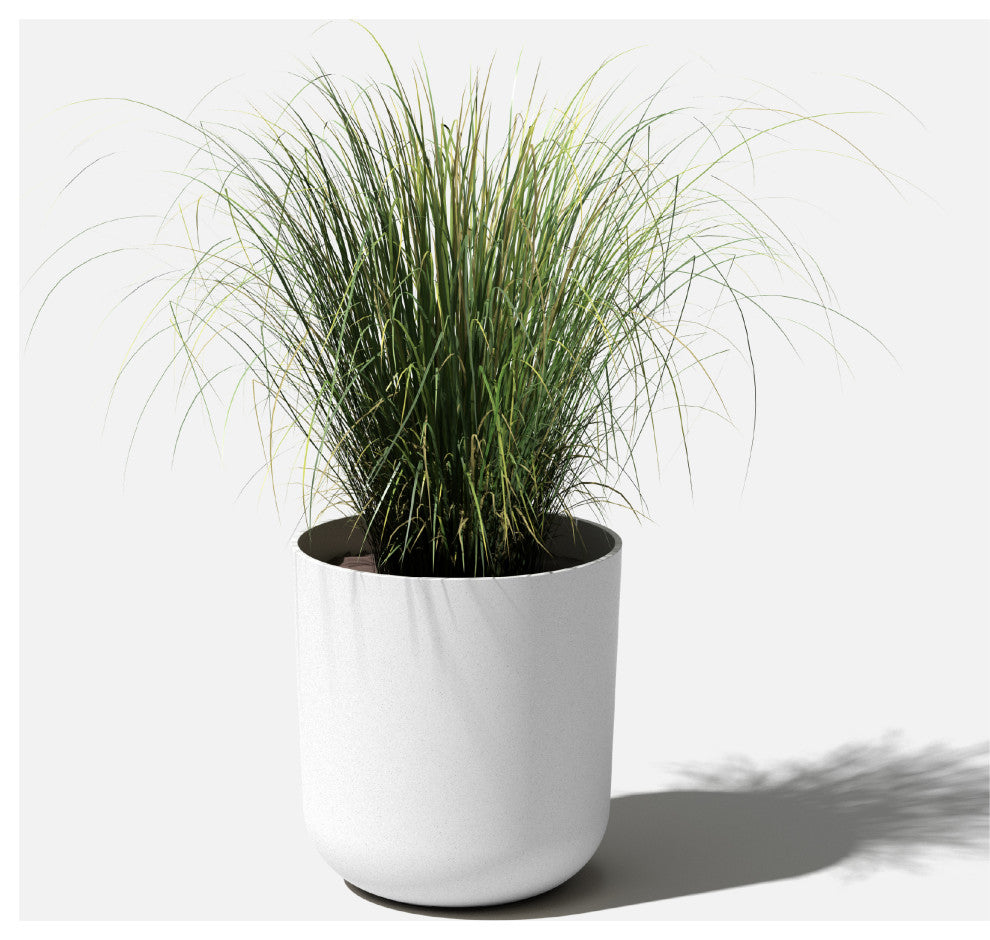 Pure Series Kona Planter, White, 20 Inches, 1 Pack