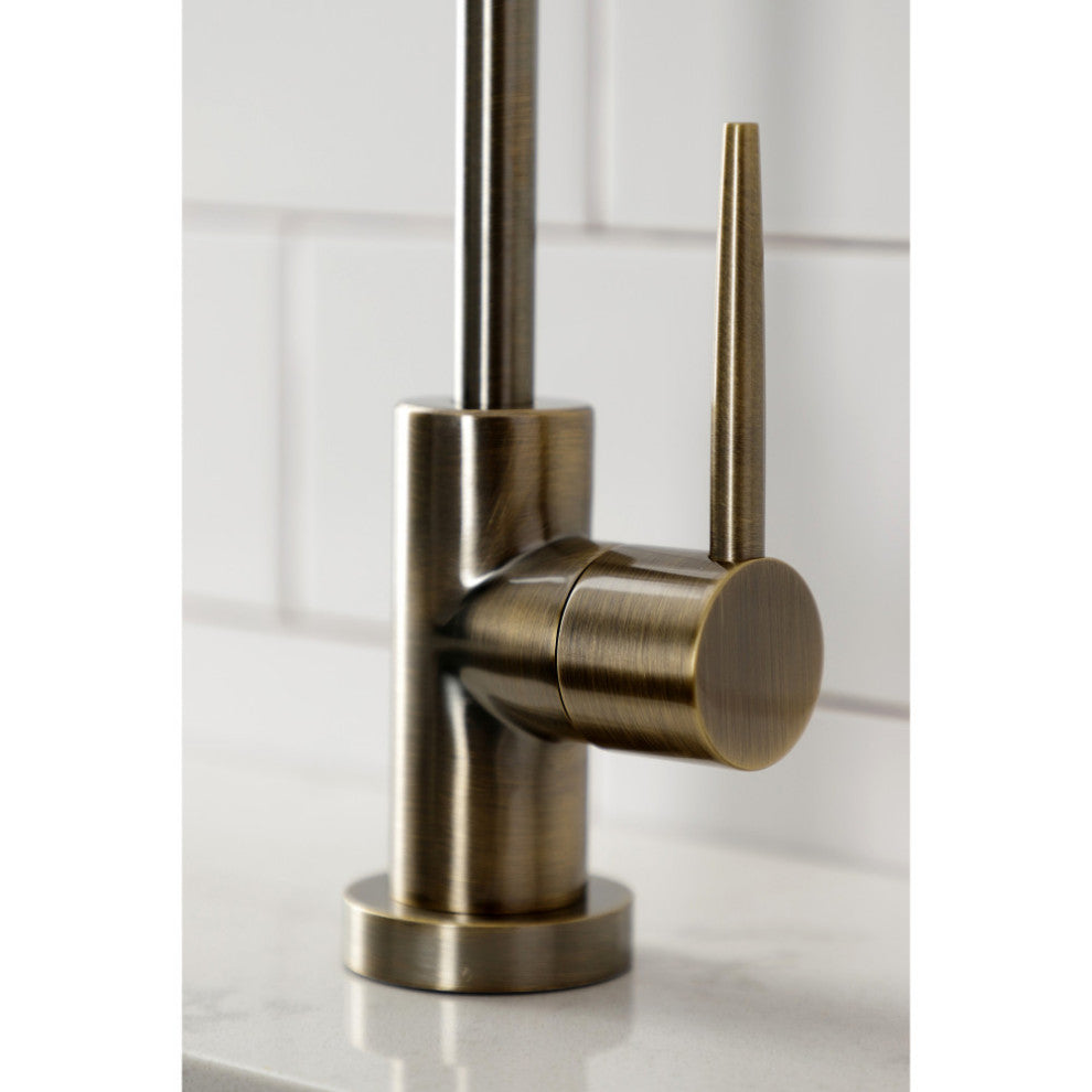 KS8193NYL New York Single-Handle Cold Water Filtration Faucet, Antique Brass