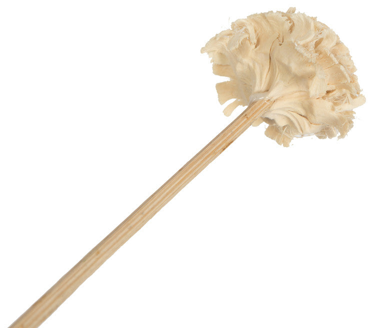 Vickerman Natural Botanicals 1.57" Cedar Rose, Bleached, 18"