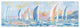 "I Need My Boat" Floater Framed Painting Print on Canvas, 60x20