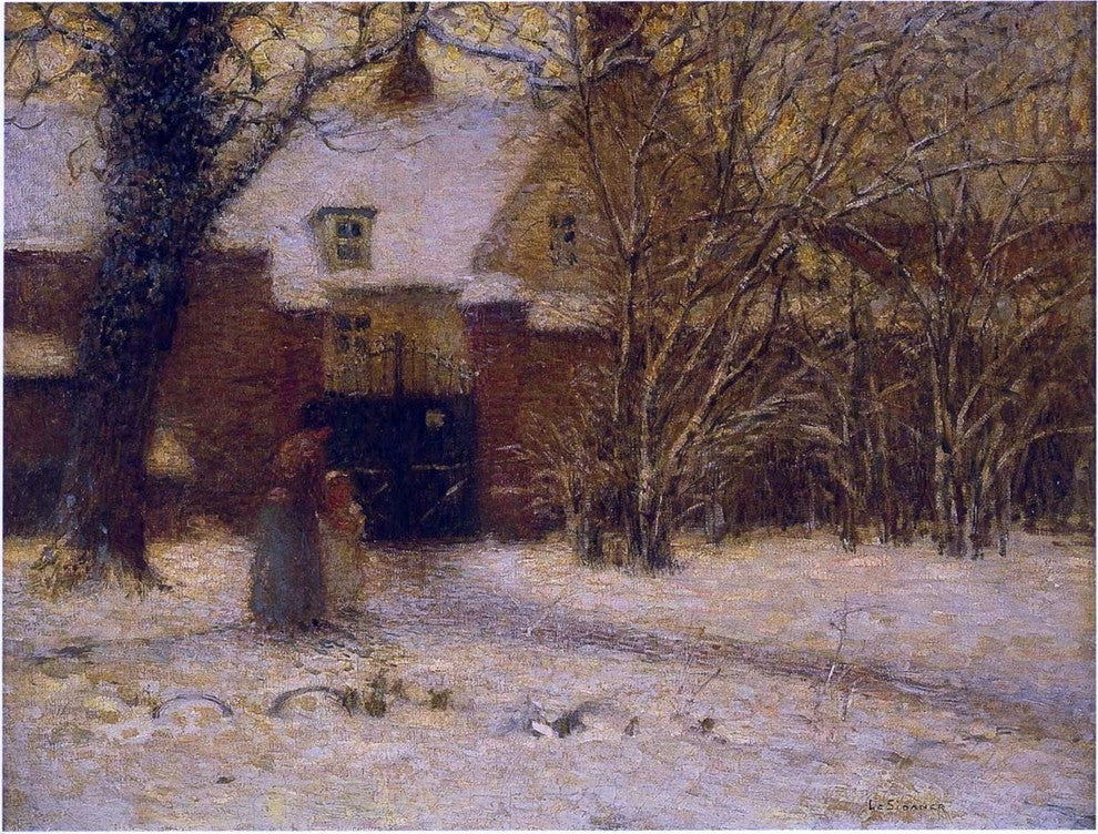 Henri Le Sidaner The House, 21"x28" Wall Decal