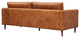 Alamo Top Grain Leather Sofa, Light Brown
