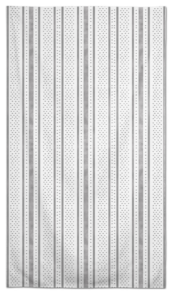 Polka Dot Watercolor Stripes 58x102 Tablecloth