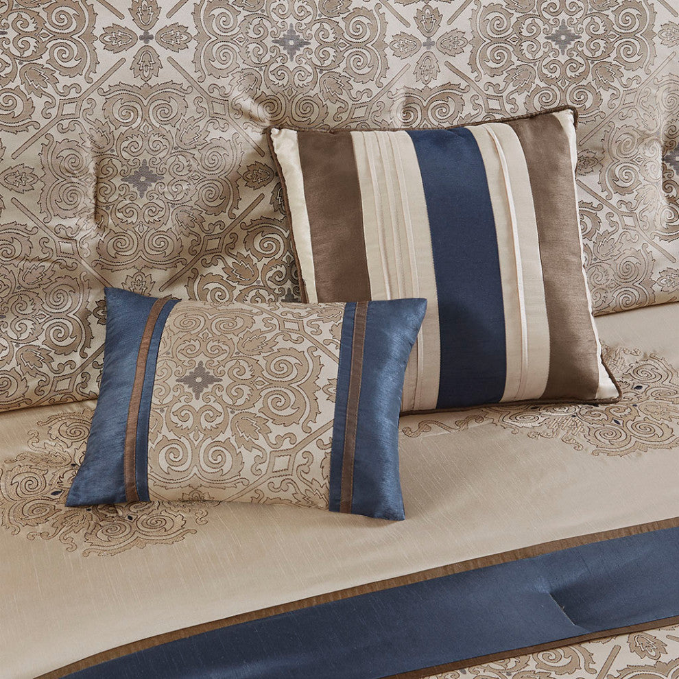 Madison Park Essentials Delaney 24-Piece Room-in-a-Bag Comforter Set