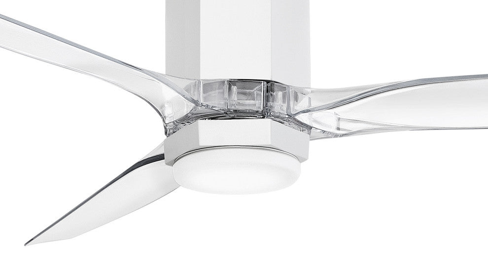 Hinkley Lighting 905852-LDD Facet 52" 3 Blade Indoor / Outdoor - Flat White /