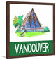 "Vancouver Maritime Museum 2" Framed Painting Print , 32x32