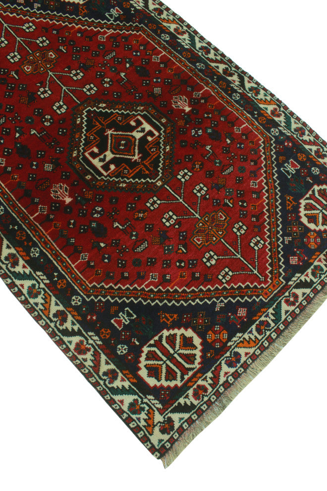 Fine Vintage Distressed Sadiki Red Rug