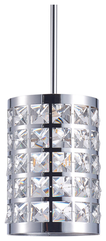 Pasargad Home Hermoza Collection Metal and Crystal Pendant Lights