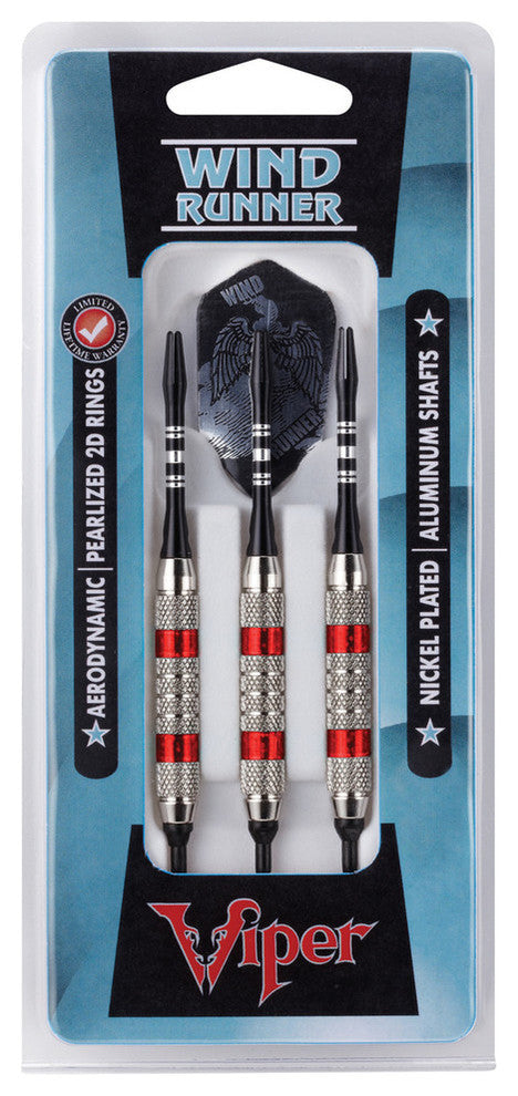 Viper Wind Runner Red Soft Tip Darts, 18 Grams