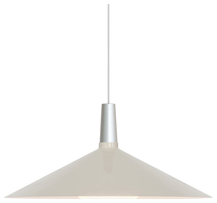 Bower Pendant Light 600Mm Diameter White With Oval II