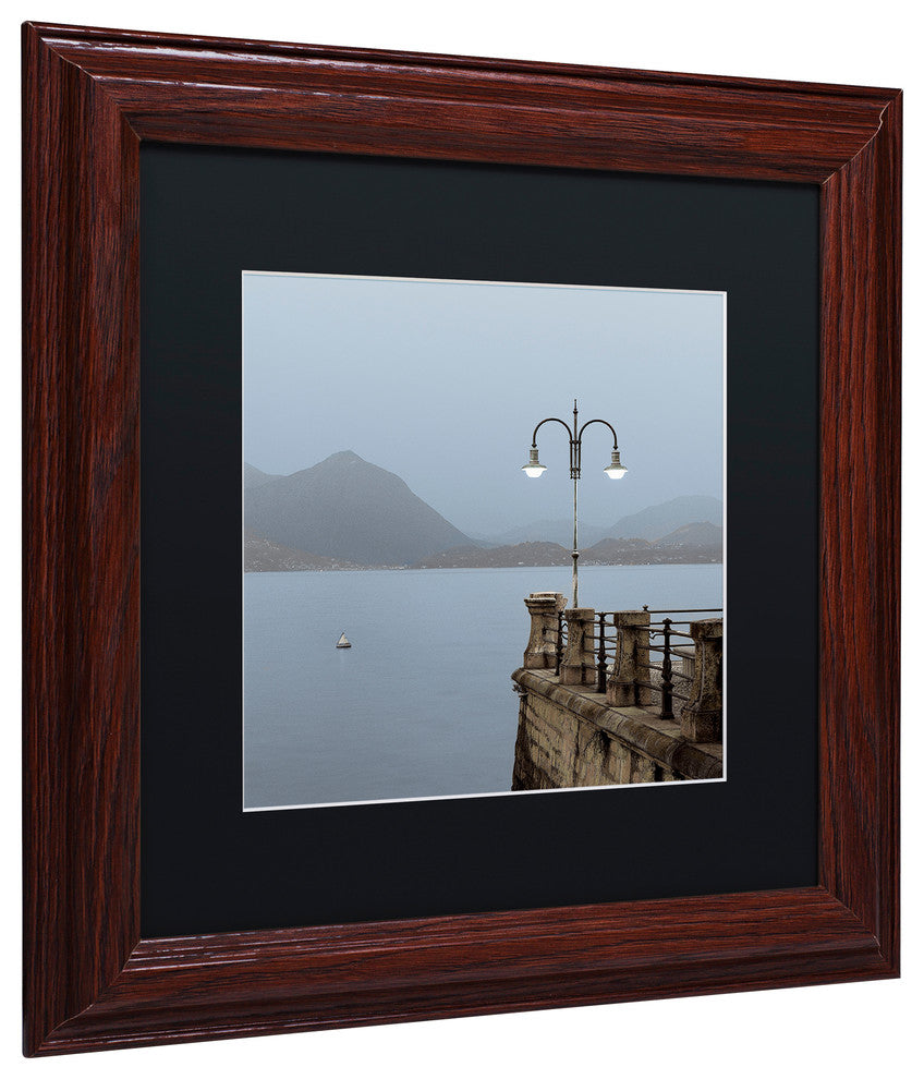 Alan Blaustein ''Lake Vista VI'' Art, Wood Frame, Black Mat, 11x11