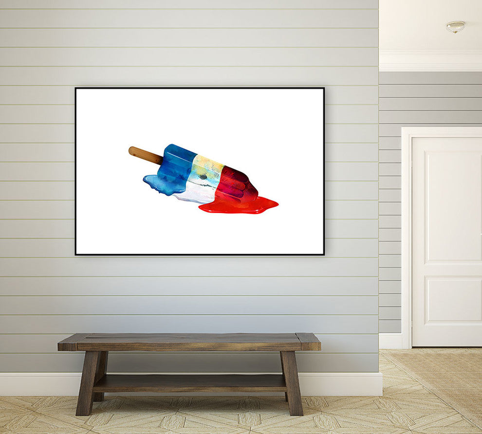 Pop Life Art block Framed Canvas, 40"x30"