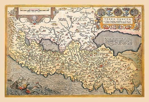 Map of Northern Italy - Fine Art Giclee Print 24" x 36"