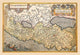 Map of Northern Italy - Fine Art Giclee Print 24" x 36"