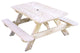 Pressure Treated Pine Kid's Picnic Table, Unfinished, With Umbrella Hole