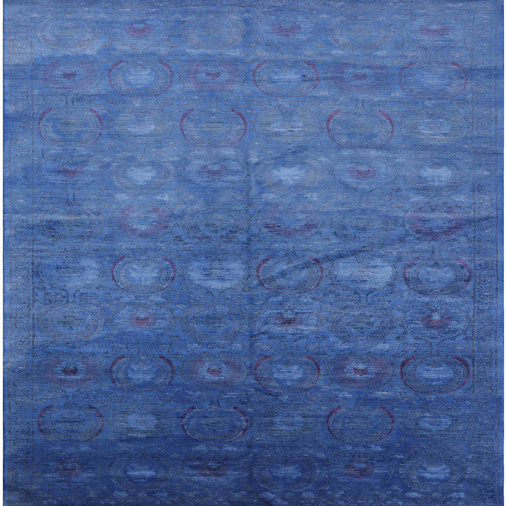 Ahgly Company Indoor Square Mid-Century Modern Area Rugs, 6' Square