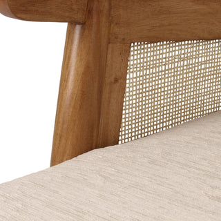 Teramo Rattan Accent Chair, Mid Brown