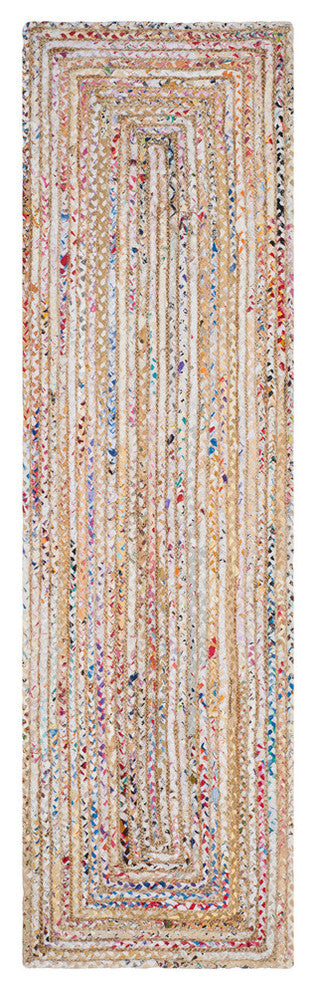 Safavieh Cape Cod Collection CAP202 Rug, Beige/Multi, 2'3"x8'