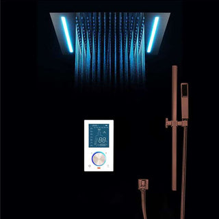 Fontana Showers Smart LED Touch Control Rainfall Shower Head With Hand Shower