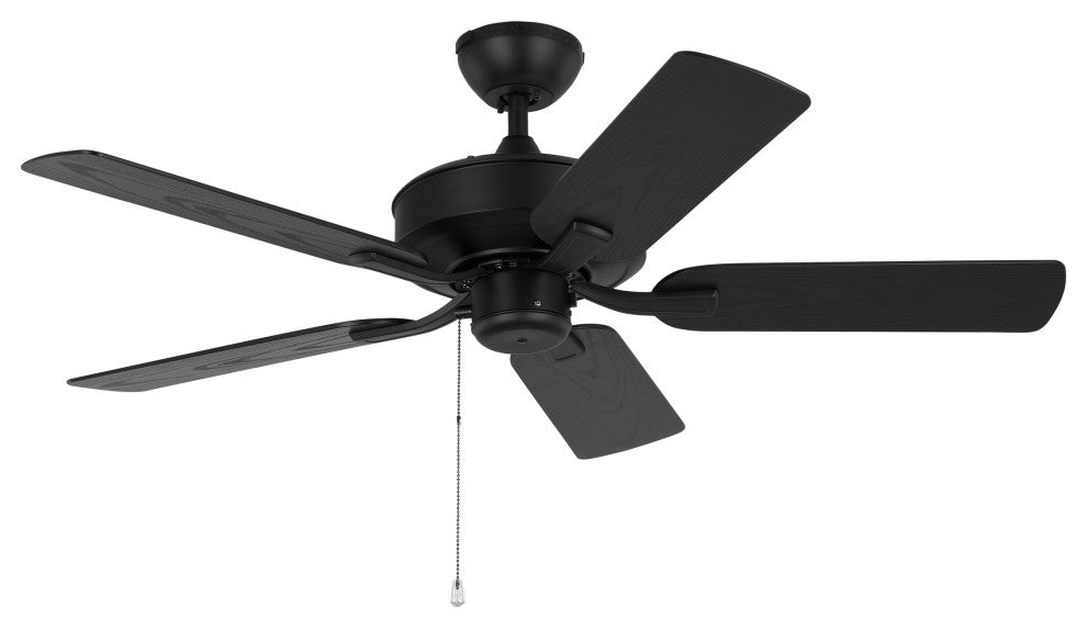 Generation Lighting Linden 44" Ceiling Fan Midnight Black