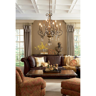 Quoizel MQ5009HL Nine Light Chandelier Marquette Heirloom