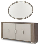 Roxbury Park Sideboard & Mirror - Slate
