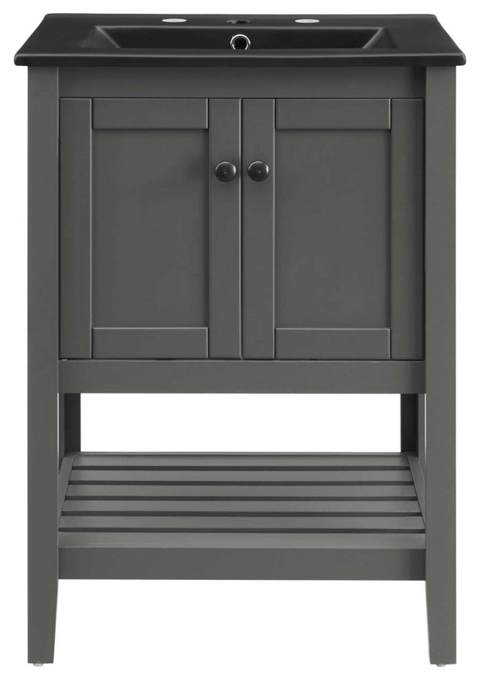 Prestige 24" Bathroom Vanity - Gray Black
