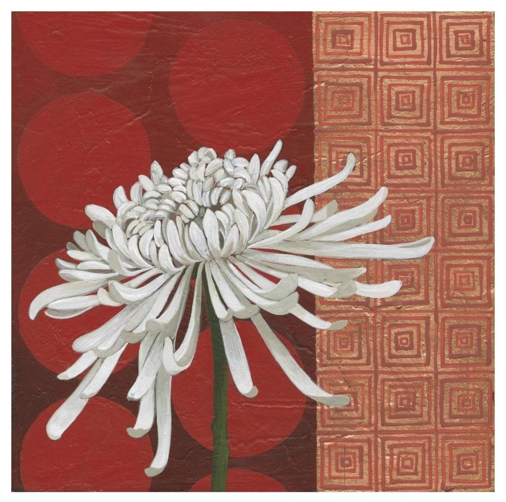 "Morning Chrysanthemum II" Digital Paper Print by Kathrine Lovell, 20"x20"