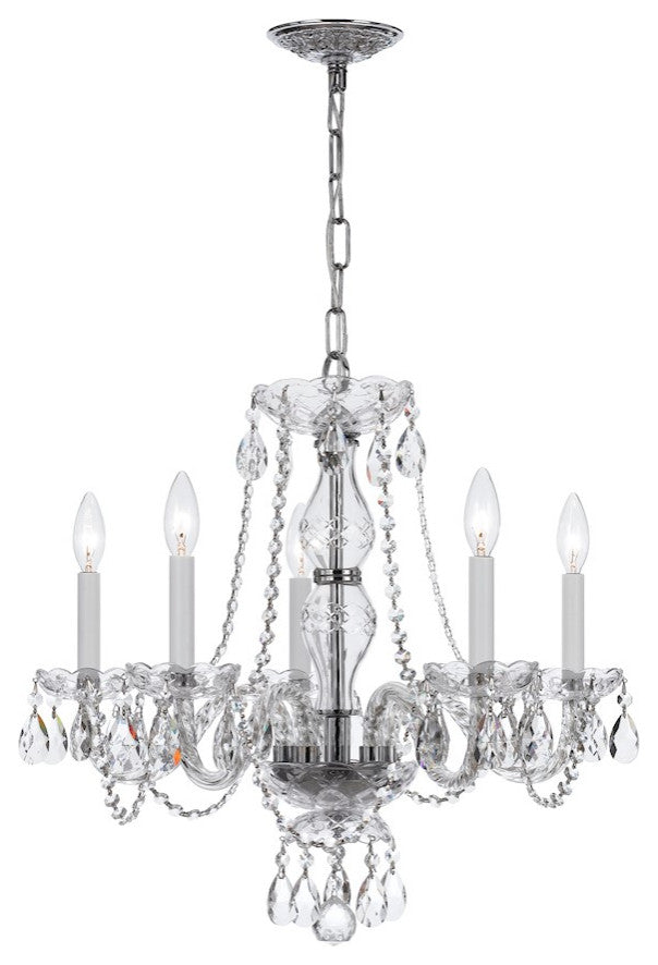 Crystorama Traditional Crystal 5-Light Chandelier