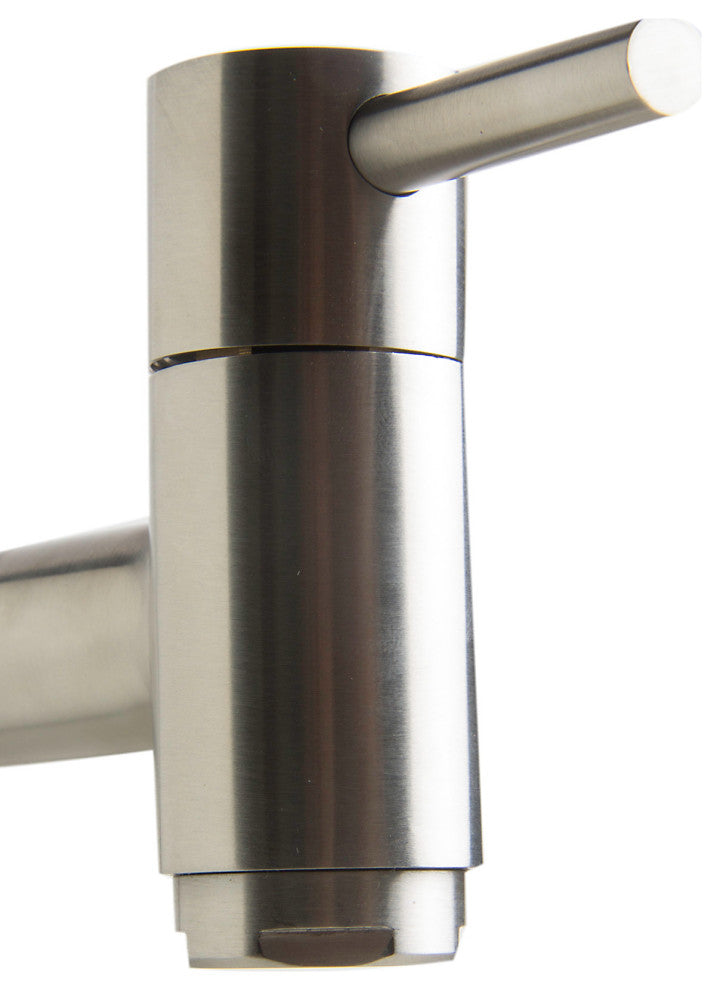 ALFI brand AB5019-BSS Brushed Stainless Steel Retractable Pot Filler Faucet