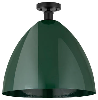 Innovations 616-1F-BK-MBD-16-GR 1 Light Semi-Flush Mount, Matte Black