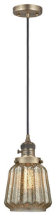 Innovations 201CSW-BB-G146-LED Chatham 1 Light Pendant, Switch, Brushed Brass