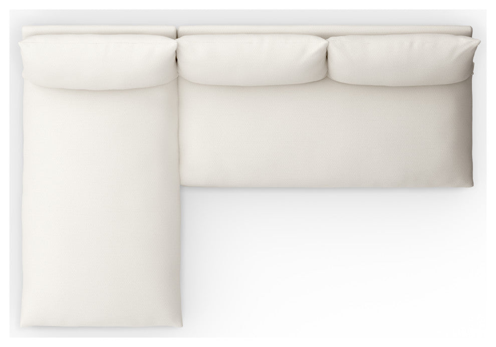 Grant Outdoor 2 Pc Sectional-Faye Cream