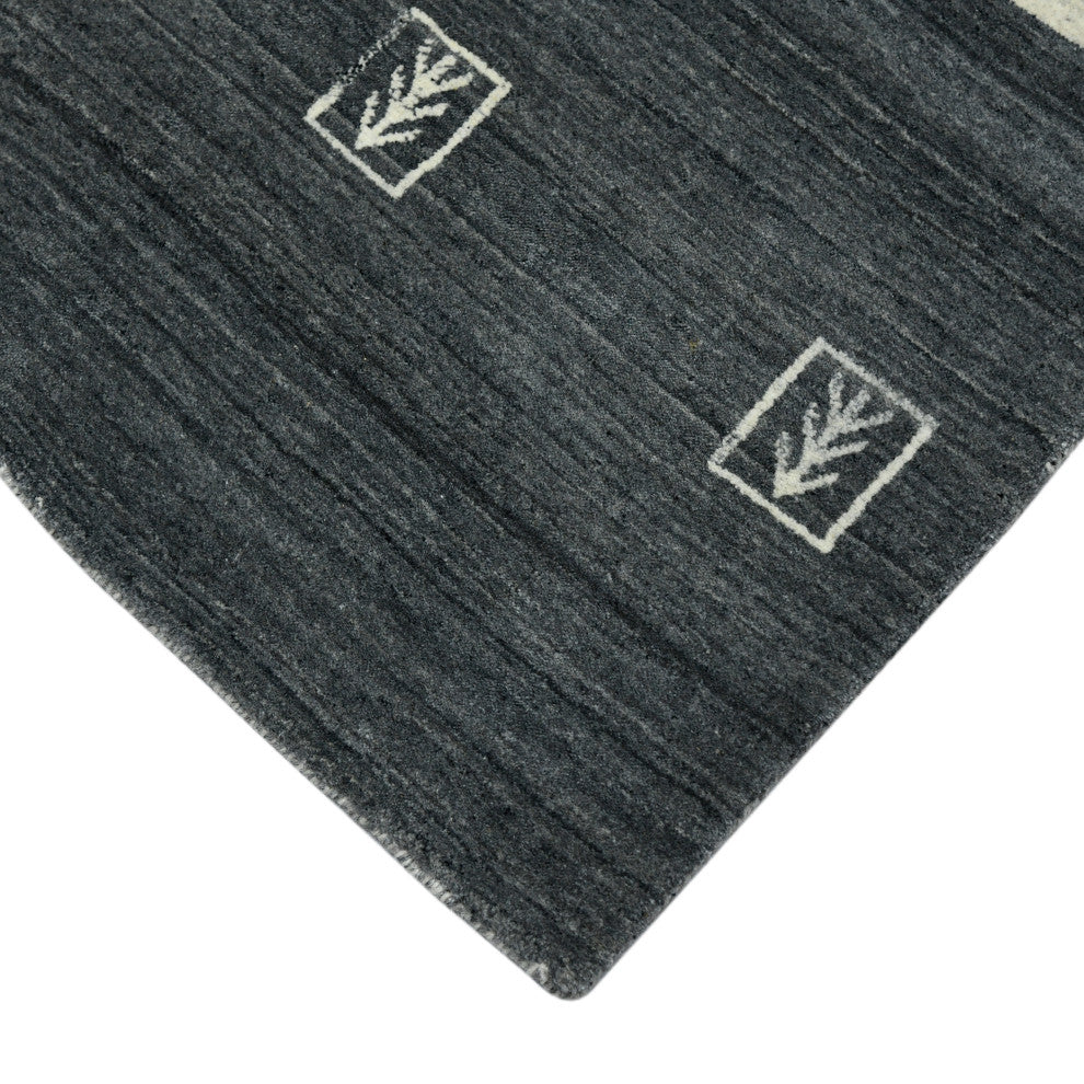 Blend Yorkshire Area Rug, Charcoal, 2' x 3', Striped