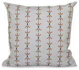 Jodhpur Stripe, Stripe Print Pillow, Taupe, 26"x26"