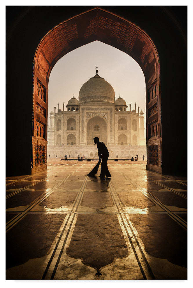 Pavol Stranak 'Taj Mahal Cleaner' Canvas Art, 32"x22"